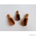 Olive Wood Scoop / Shovel - Set of Three 3.15 (Extra Small size) - Handcrafted Salt Spoon / Sugar Spoon - B073533P1R